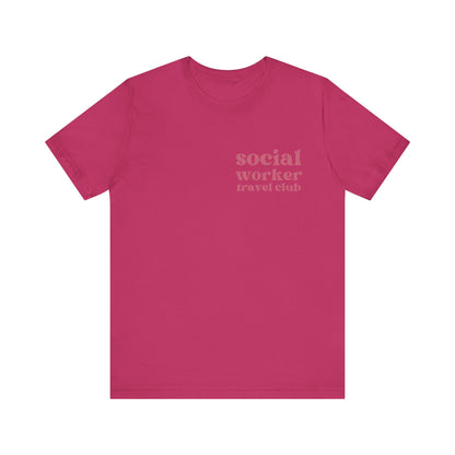 Social Worker Travel Tribe Unisex Jersey Short Sleeve Tee