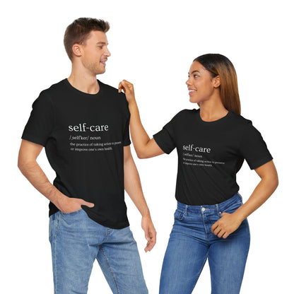 Self-care Unisex Jersey Short Sleeve Tee