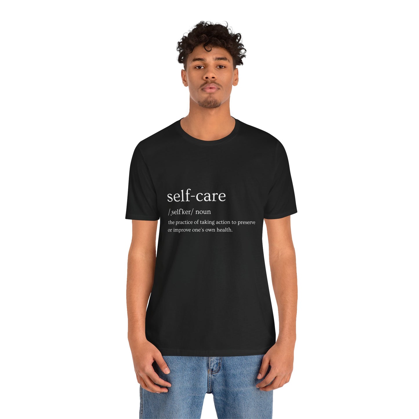 Self-care Unisex Jersey Short Sleeve Tee