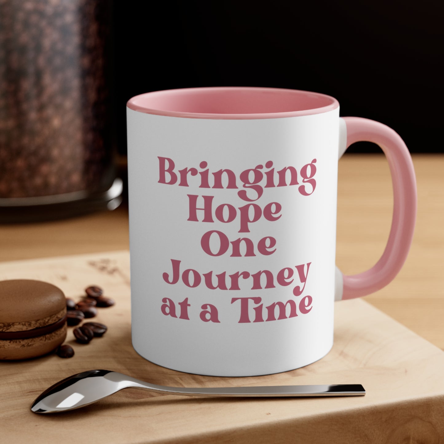 Bringing Hope One Journey at a Time Coffee Mug, 11oz