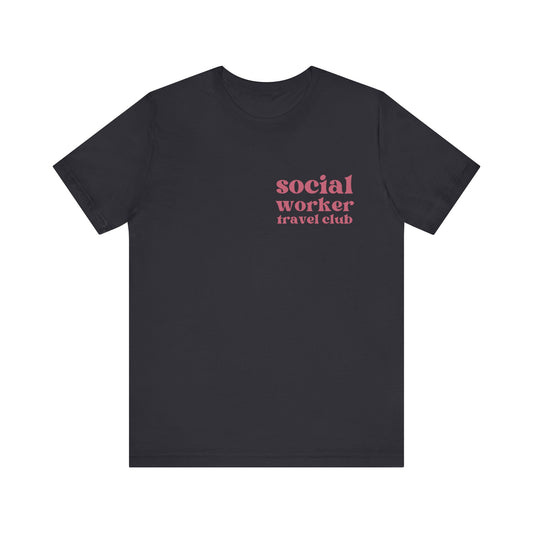 Social Worker Travel Tribe Unisex Jersey Short Sleeve Tee