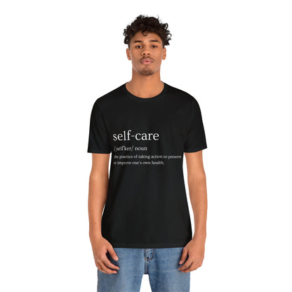 Social Work Month 2024 Selfcare Unisex Jersey Short Sleeve Tee