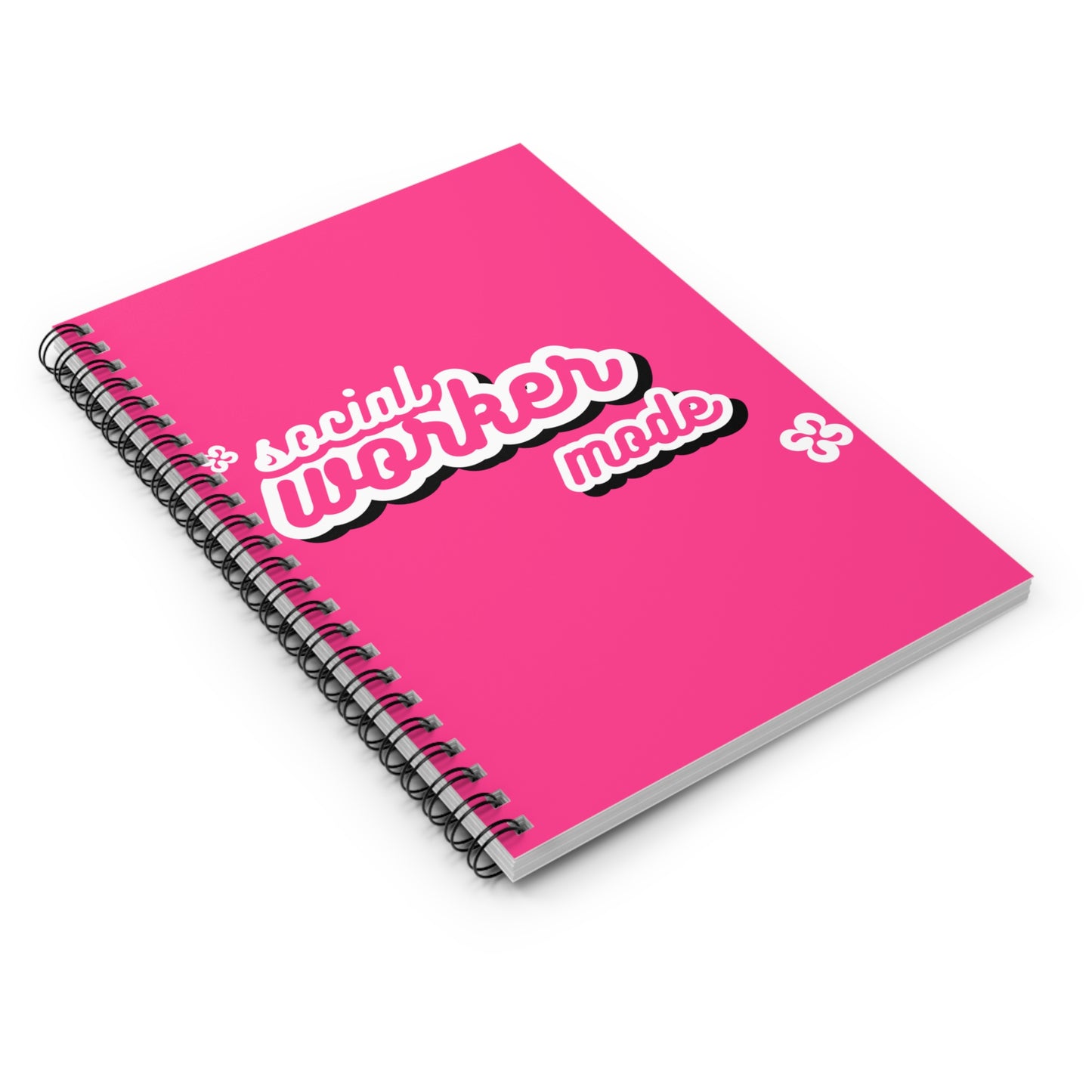 Social Work Month Collection Notebook: Social Worker Mode | Spiral Notebook - Ruled Line