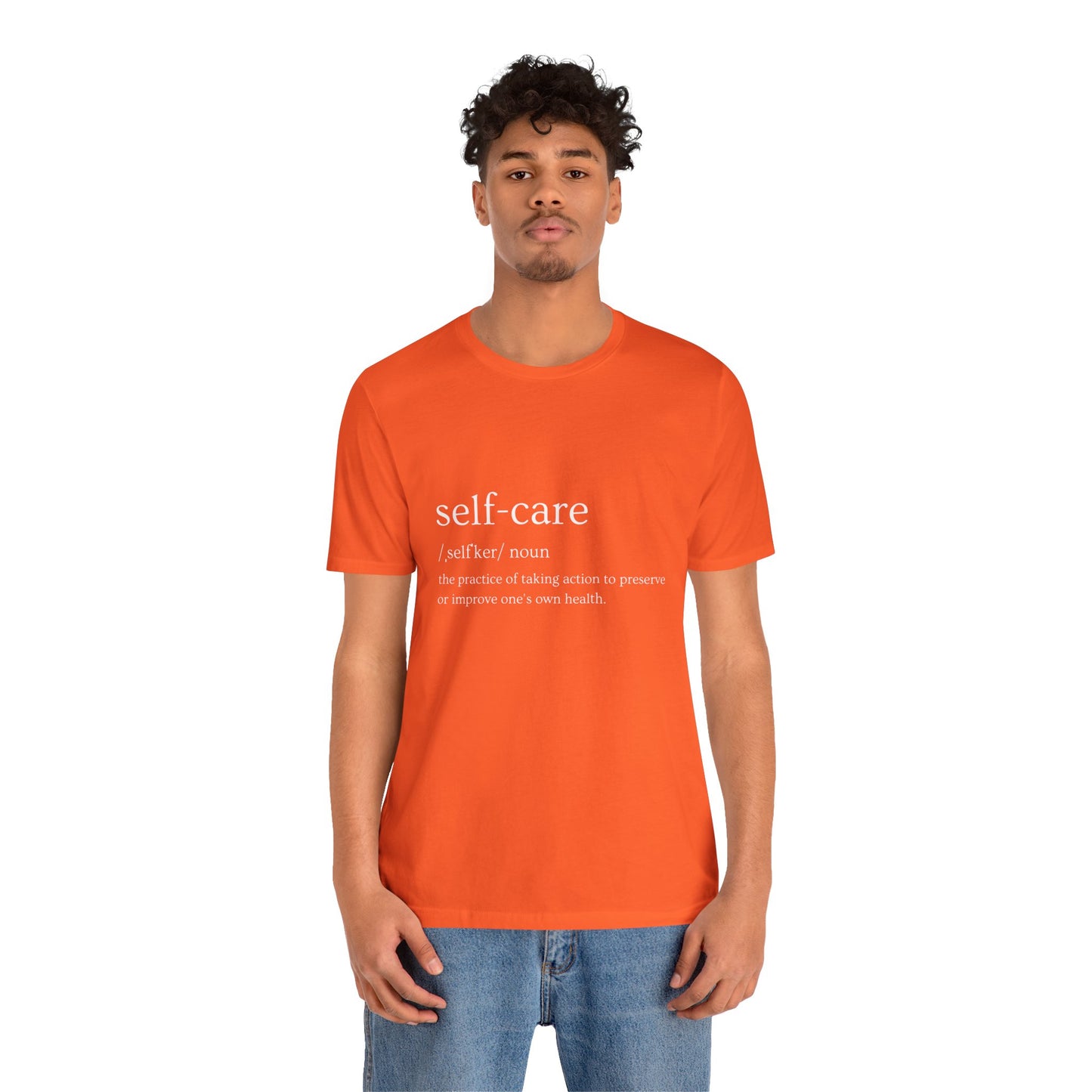 Self-care Unisex Jersey Short Sleeve Tee