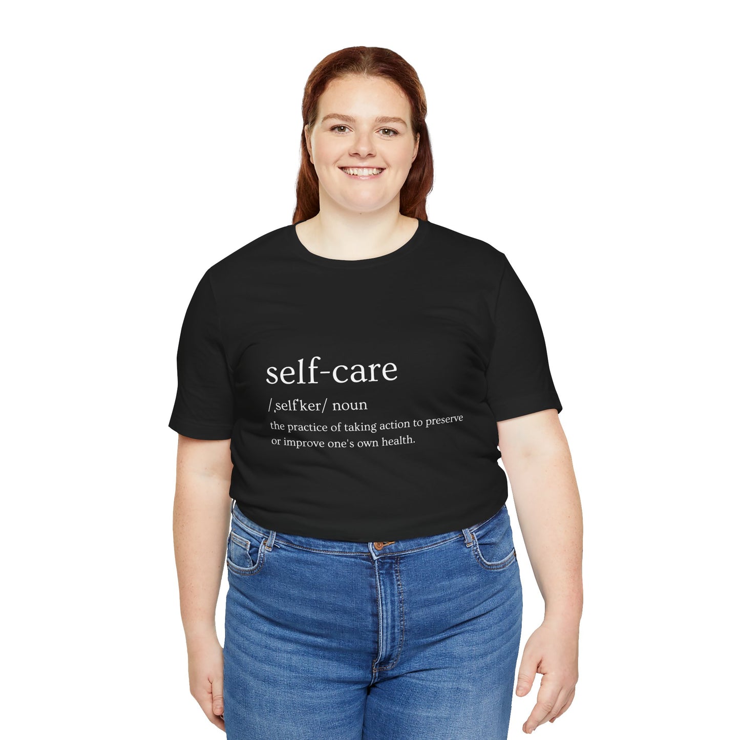 Self-care Unisex Jersey Short Sleeve Tee