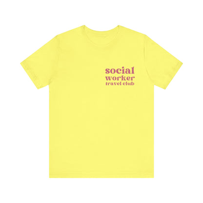 Social Worker Travel Tribe Unisex Jersey Short Sleeve Tee