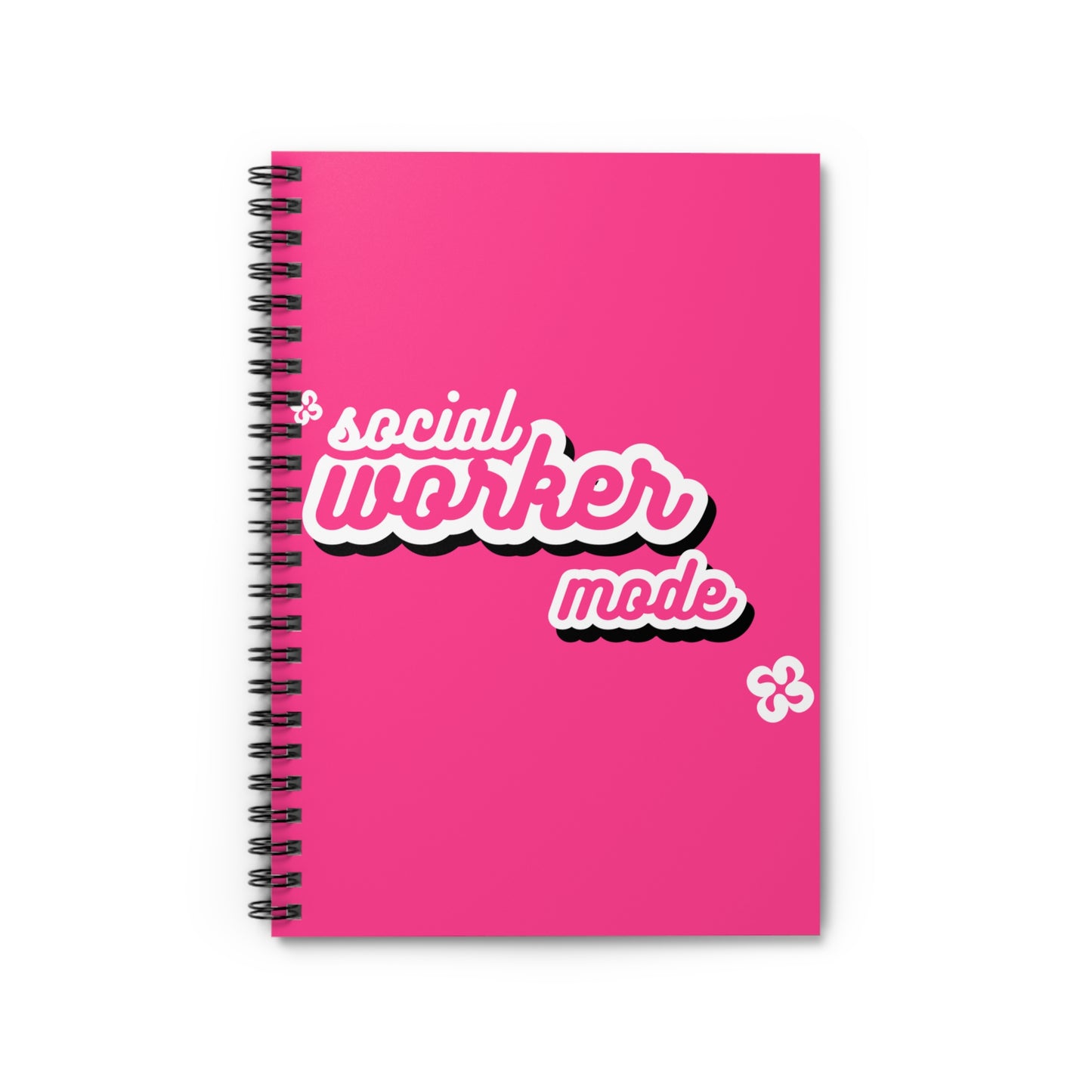 Social Work Month Collection Notebook: Social Worker Mode | Spiral Notebook - Ruled Line