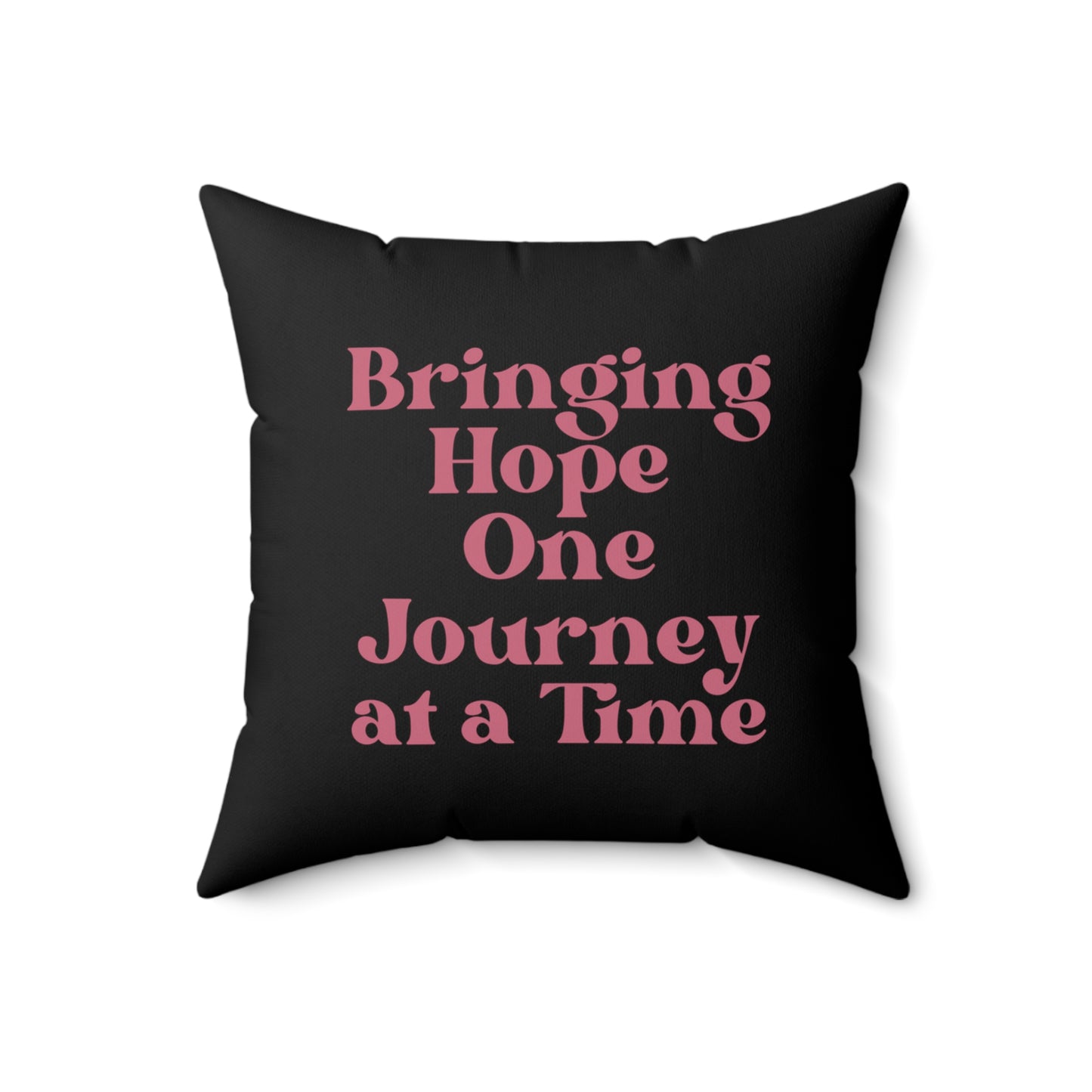 Black Social Worker Travel Tribe v2 Printed Spun Polyester Square Pillow