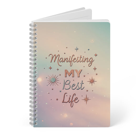 Manifesting My Best Life Lines A5 Notebook