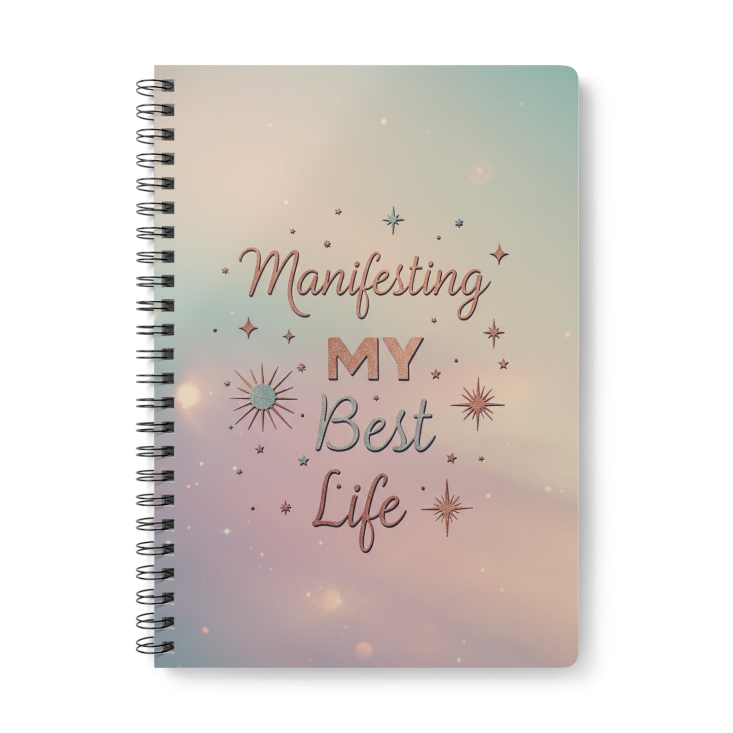 Manifesting My Best Life Lines A5 Notebook