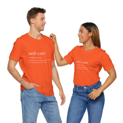 Self-care Unisex Jersey Short Sleeve Tee