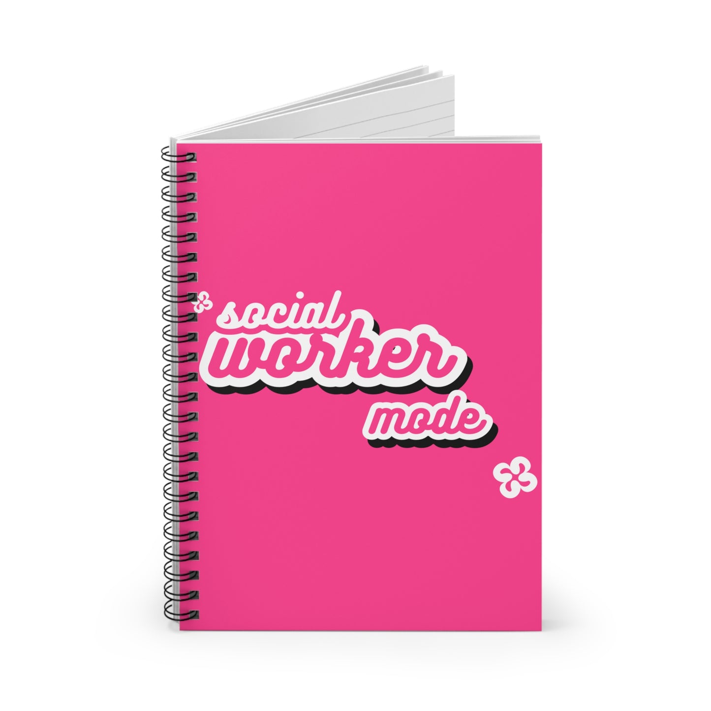 Social Work Month Collection Notebook: Social Worker Mode | Spiral Notebook - Ruled Line