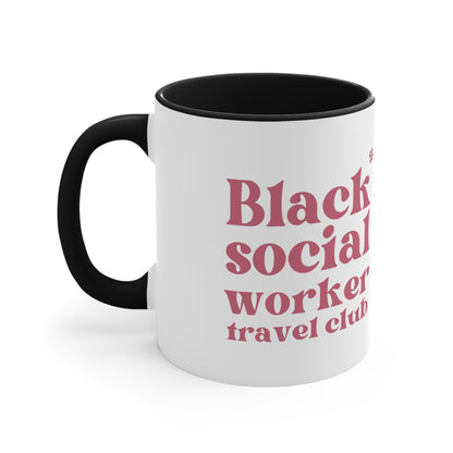 Black Social Worker Coffee Mug, 11oz