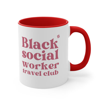 Black Social Worker Coffee Mug, 11oz