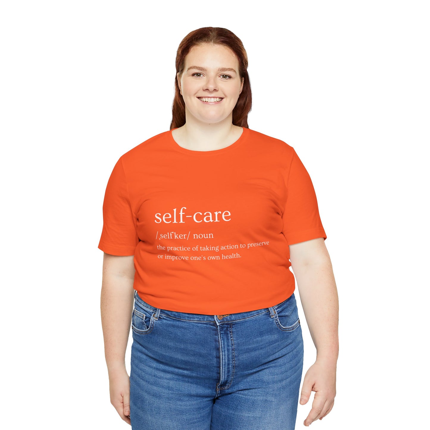 Self-care Unisex Jersey Short Sleeve Tee