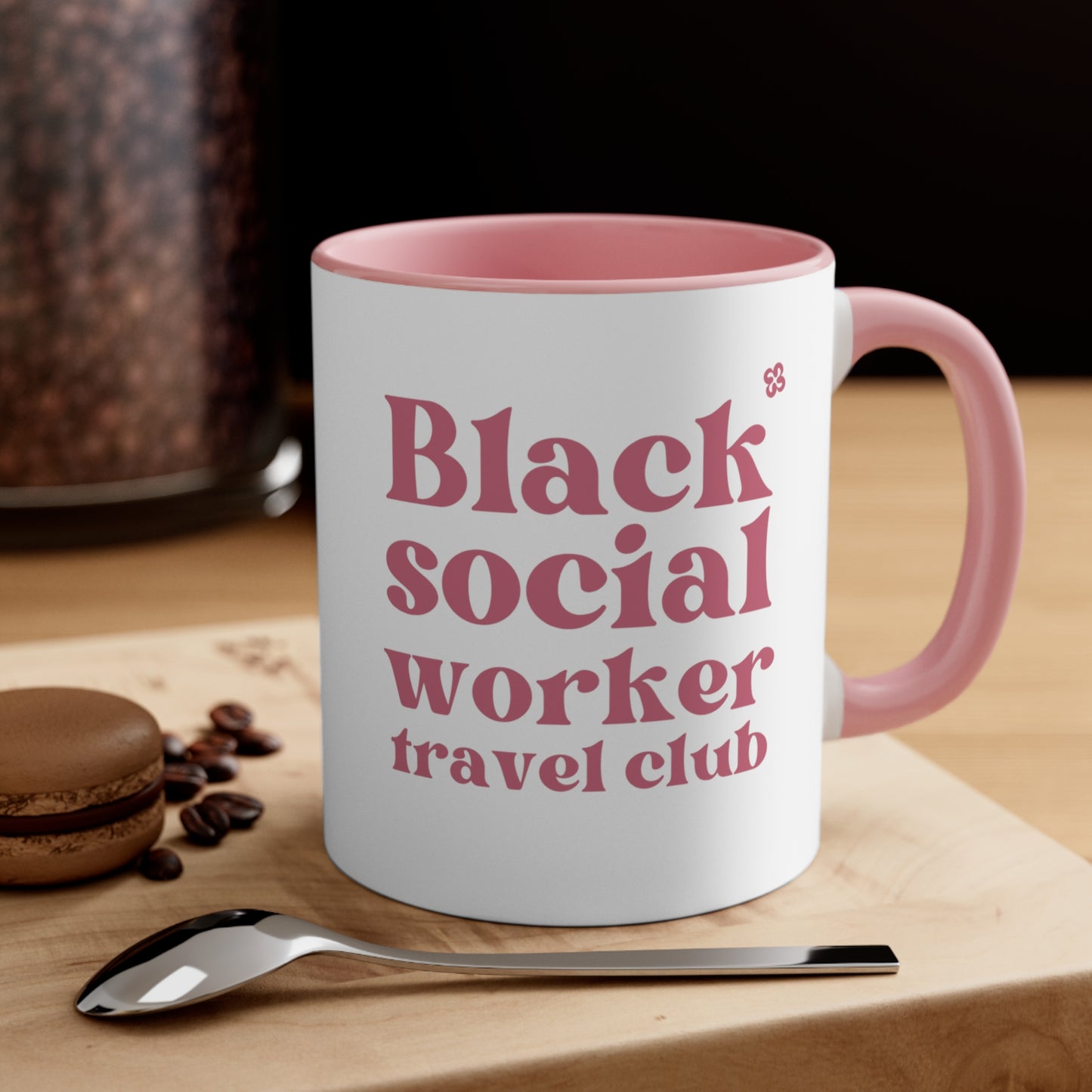 Black Social Worker Coffee Mug, 11oz