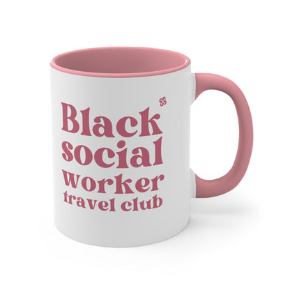 Black Social Worker Coffee Mug, 11oz