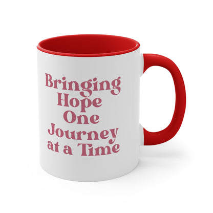 Bringing Hope One Journey at a Time Coffee Mug, 11oz