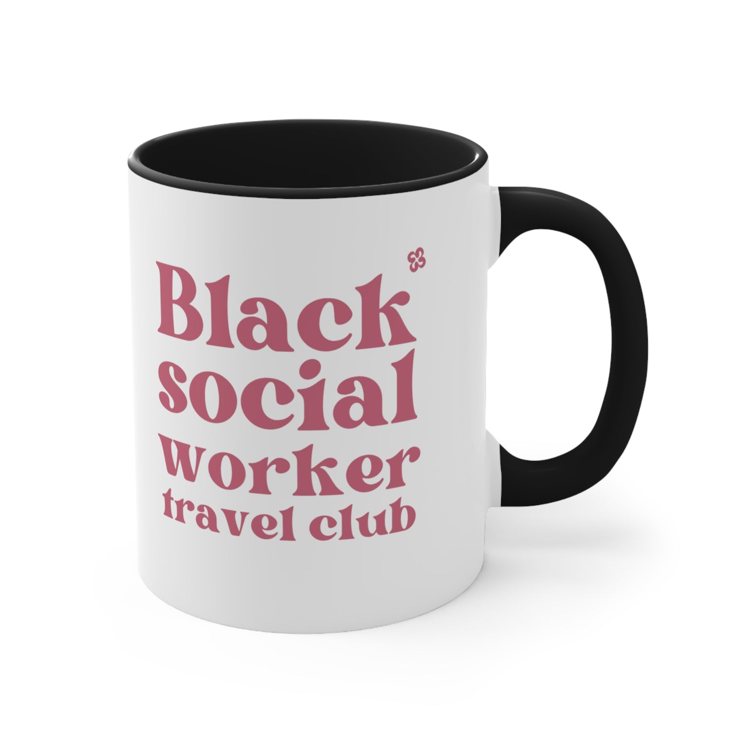 Black Social Worker Coffee Mug, 11oz